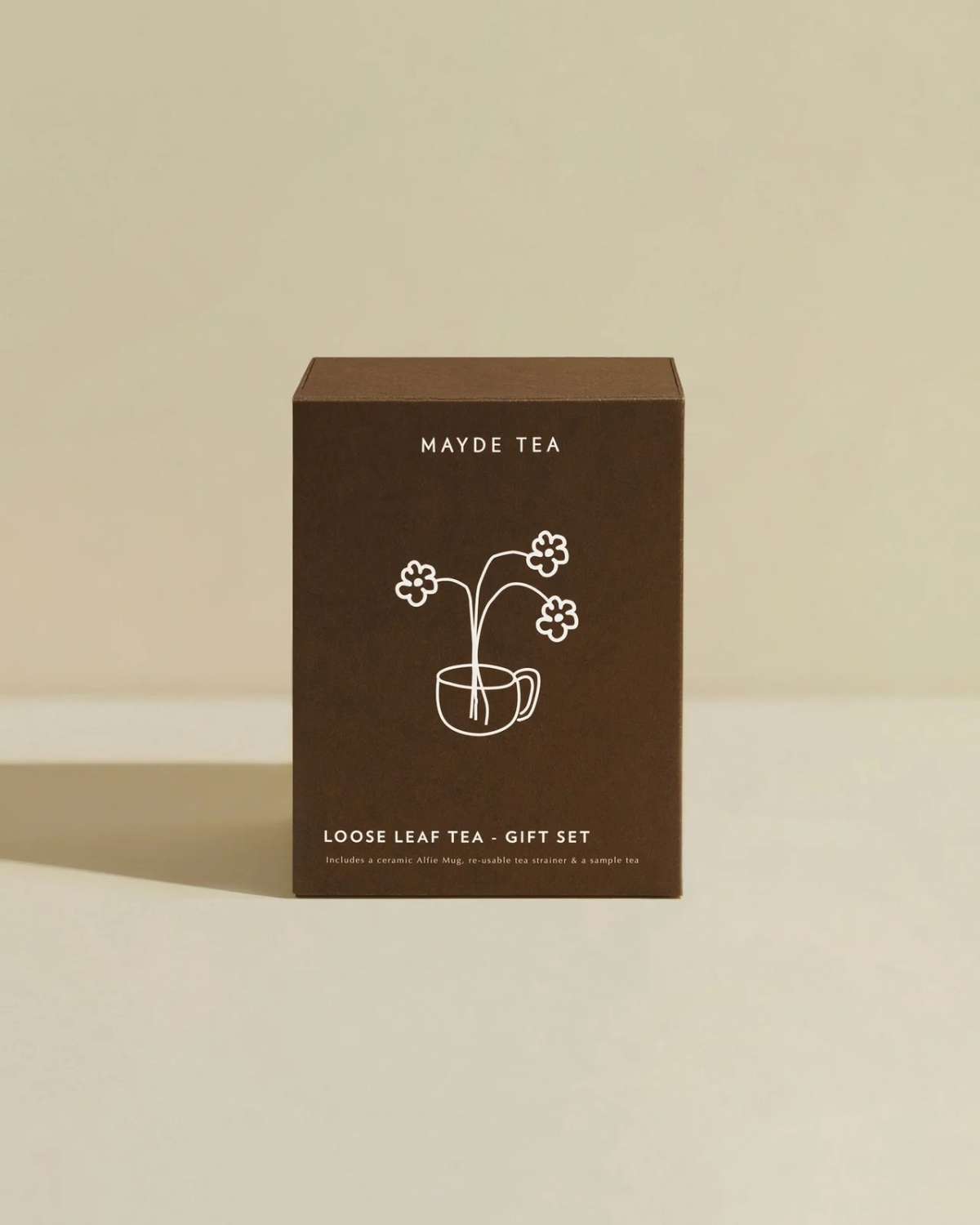 Mayde Tea - Mug Gift Set - Chocolate Brown