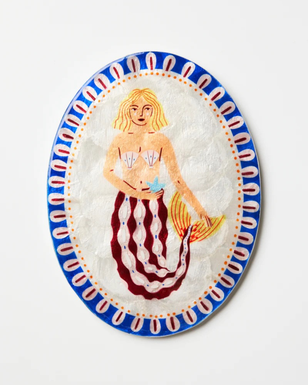 Mermaid Coral Cowrie Wall Tile by Jones & Co 🧜