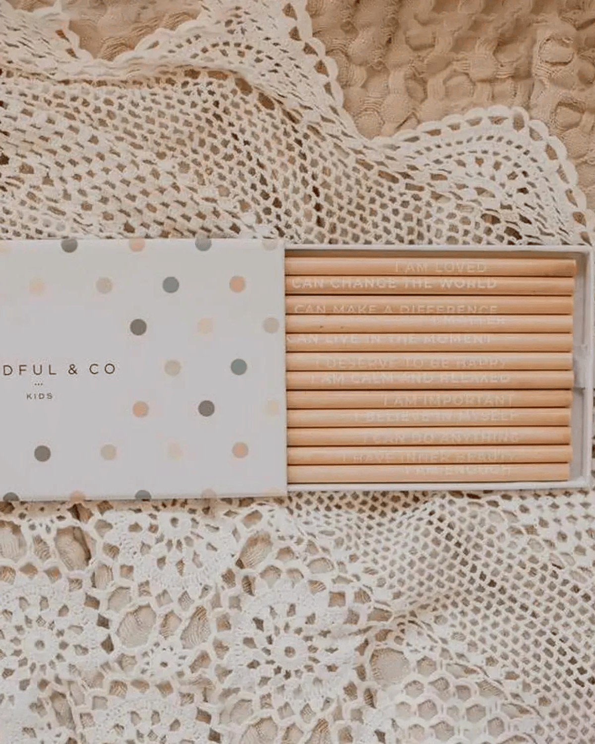 Affirmation Colouring Pencils by Mindful &amp;amp; Co Kids