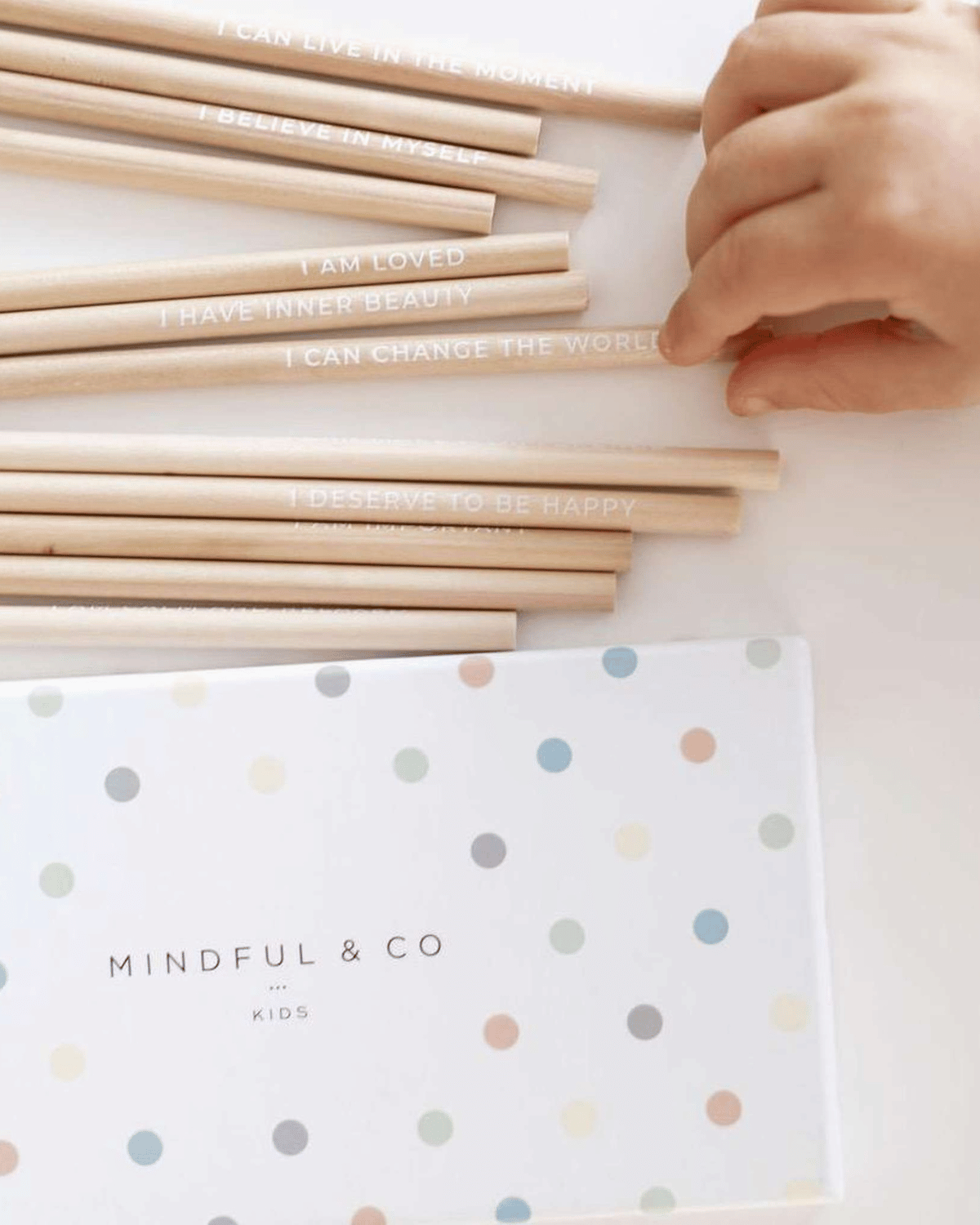 Affirmation Colouring Pencils by Mindful &amp;amp; Co Kids