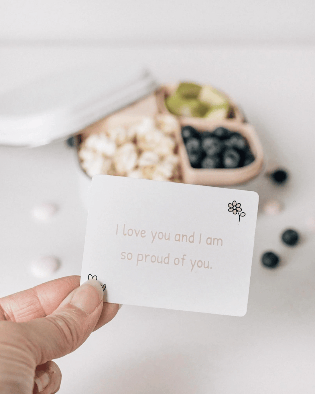 Love Note Cards by Mindful &amp; Co Kids for lunch boxes