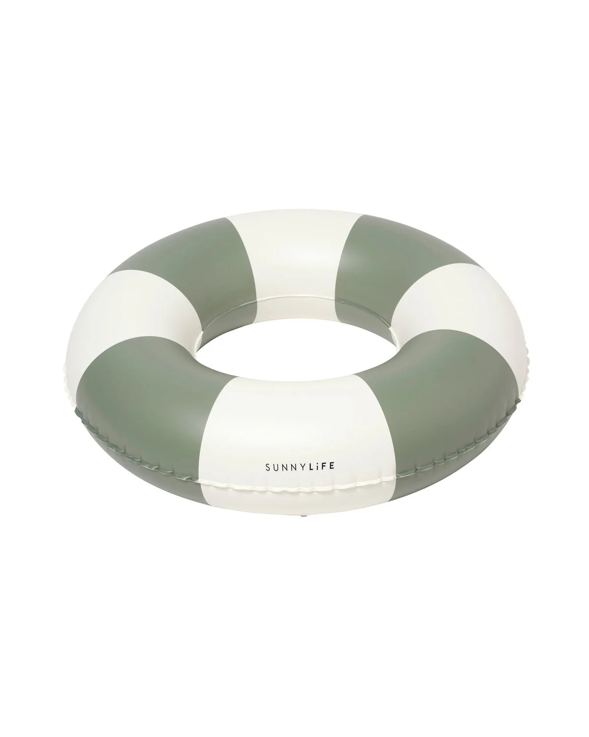 Mini Tube Pool Ring - Olive Stripe by SUNNYLiFE