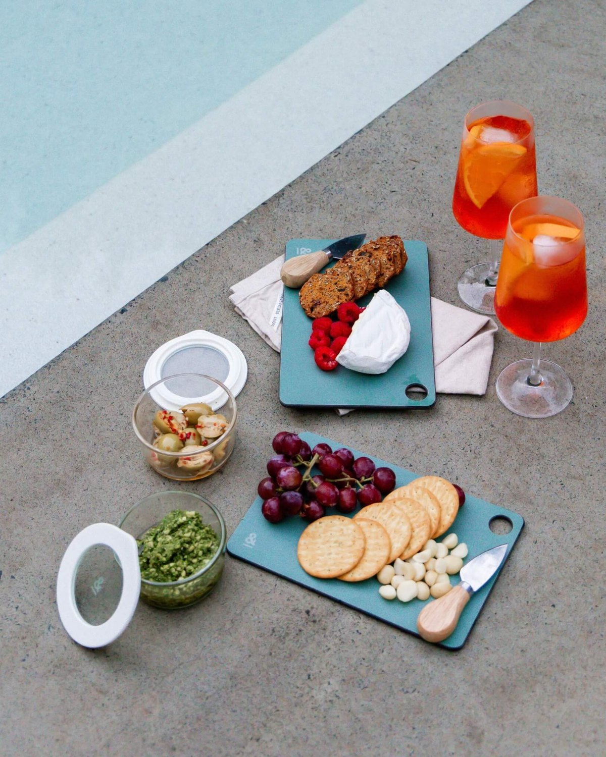 Seed & Sprout Mini Wood Fibre Chopping Board - Eucalyptus (2pk)