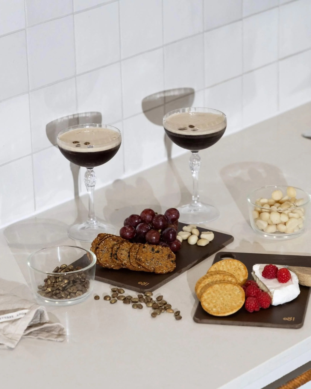 Seed & Sprout Mini Wood Fibre Chopping Board - Nutmeg (2pk)