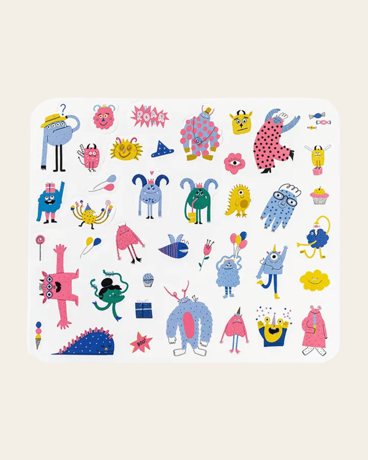 Monsters - 160 Stickers by Edicare Editora