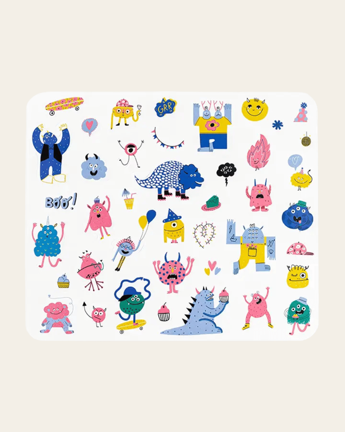 Monsters - 160 Stickers by Edicare Editora