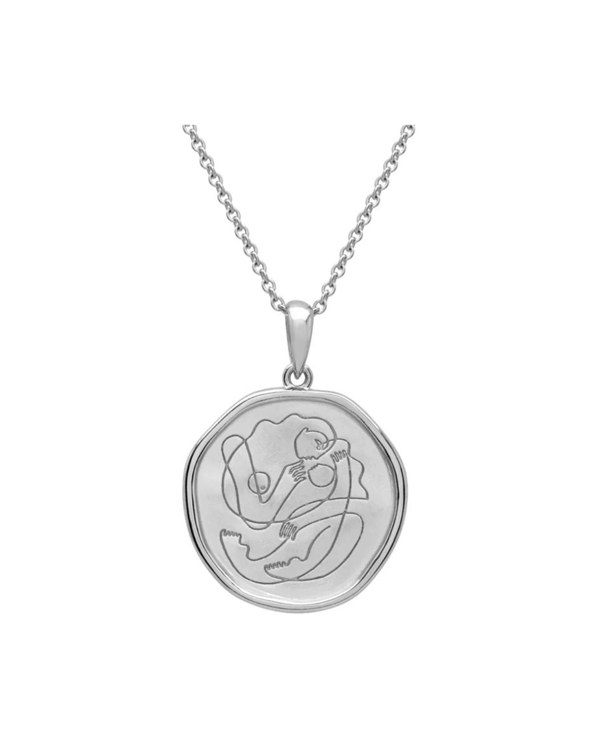Motherhood Necklace in Silver by Murkani