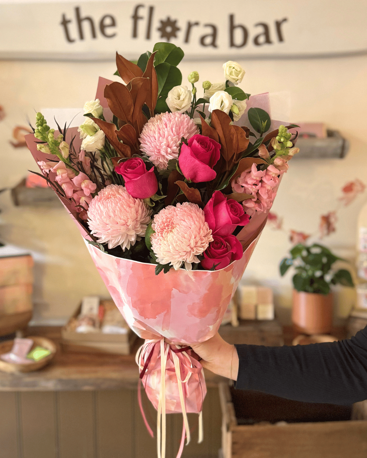 The Flora Bar Bouquet / Pink Posy Club