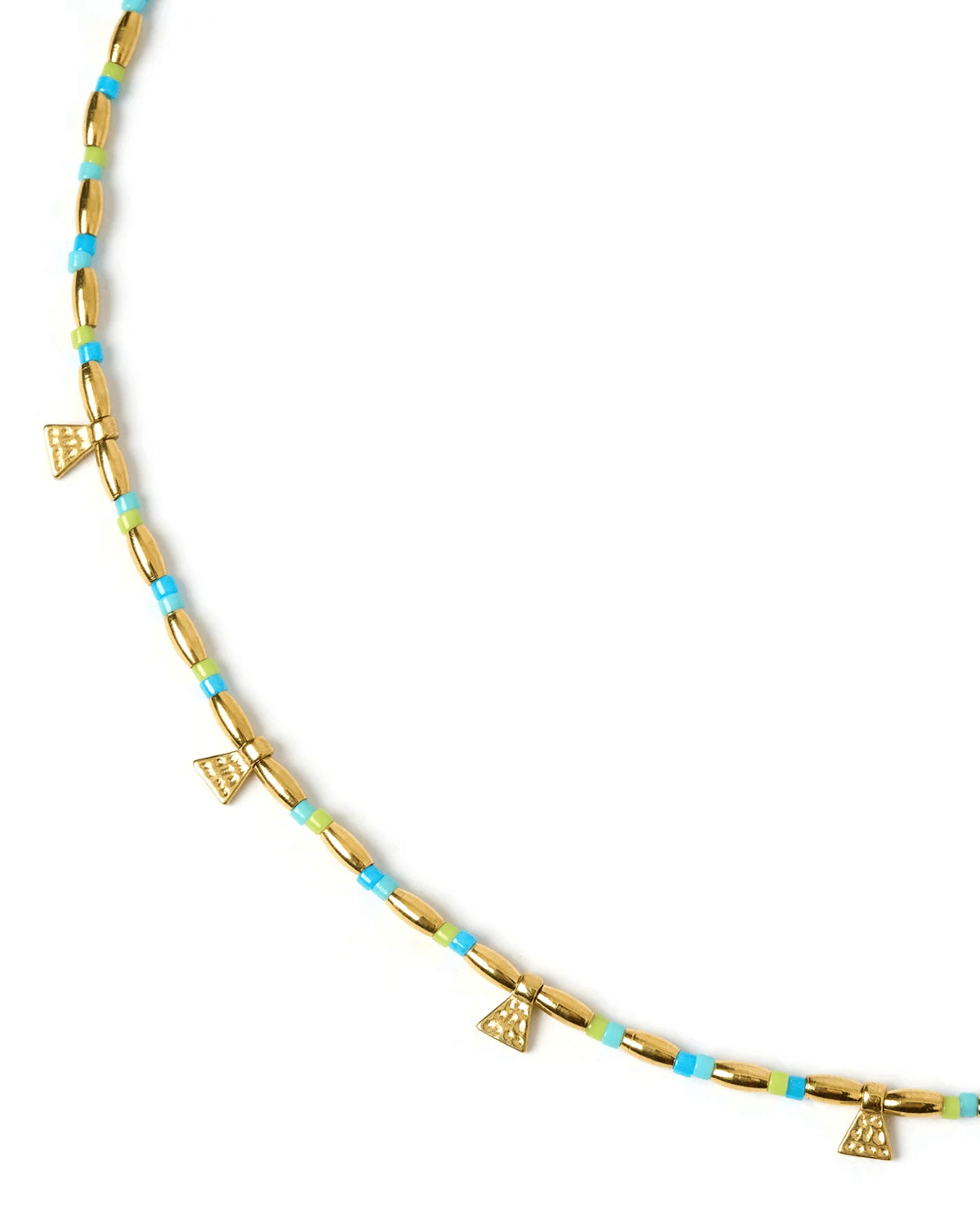 Natalia Gold Necklace - Ocean by Arms of Eve