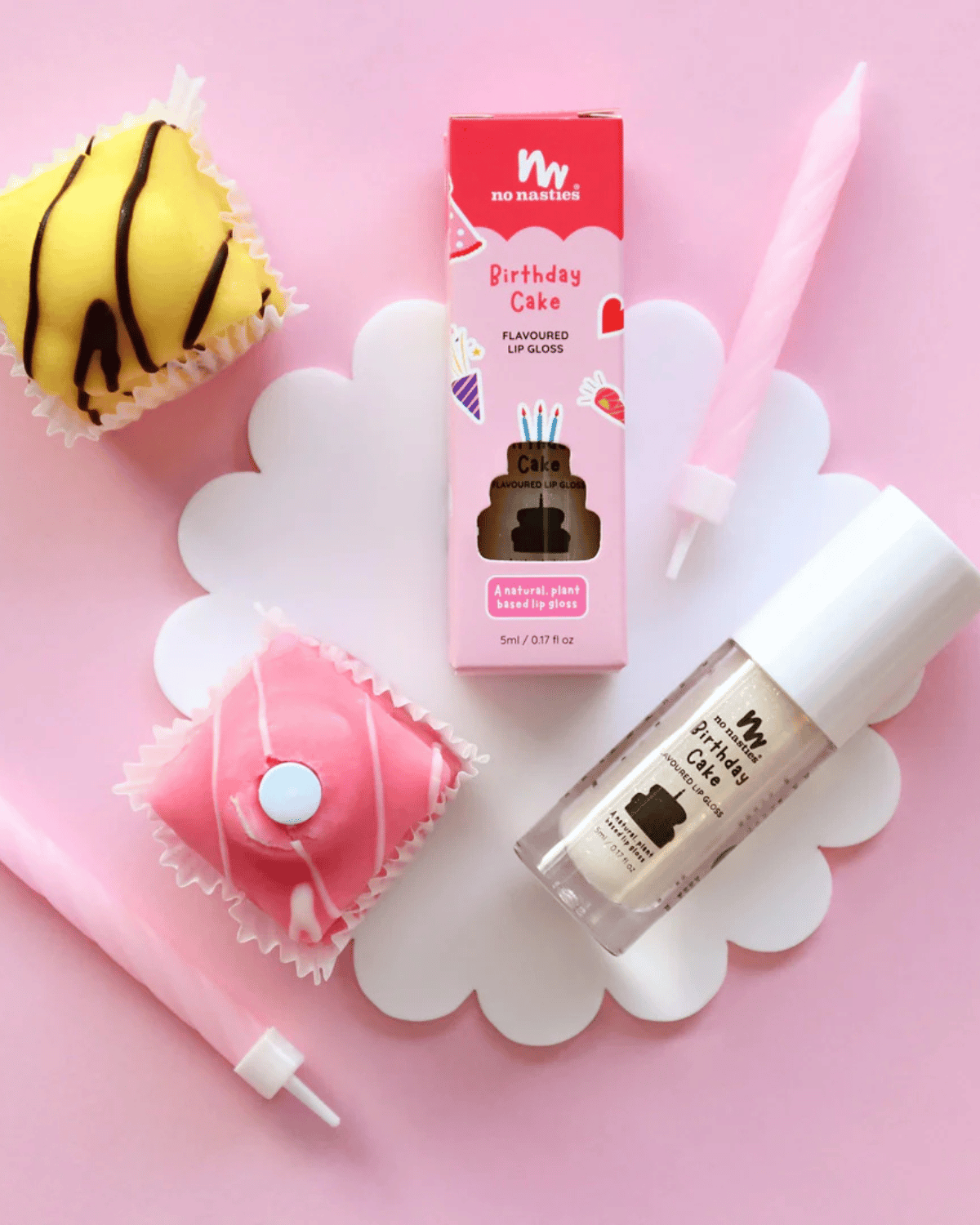 Natural Kids Lip Gloss - Birthday Cake No Nasties