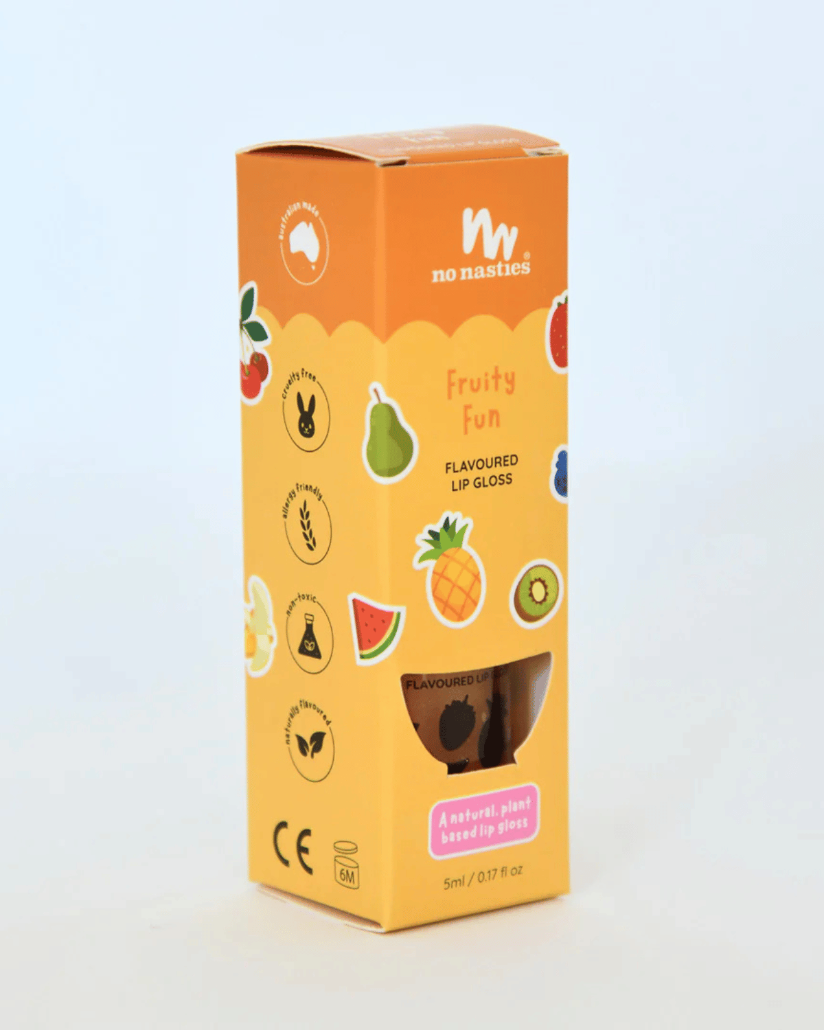 Natural Kids Lip Gloss Wands - Juicy Watermelon by No Nasties đ