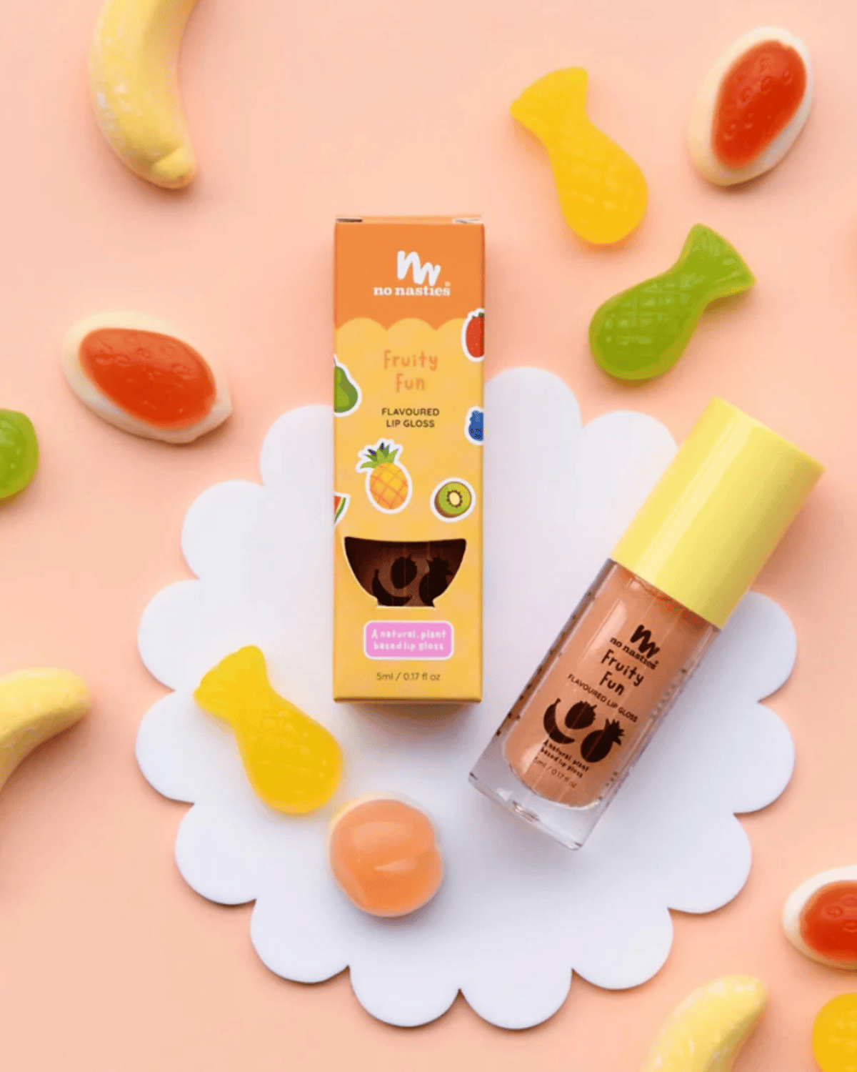 Natural Kids Lip Gloss Wands - Juicy Watermelon by No Nasties đ