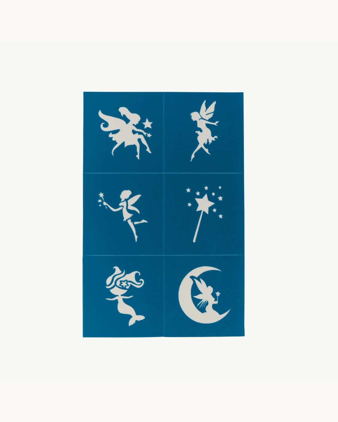 Oh Flossy Reusable Adhesive Face Paint Makeup Stencils