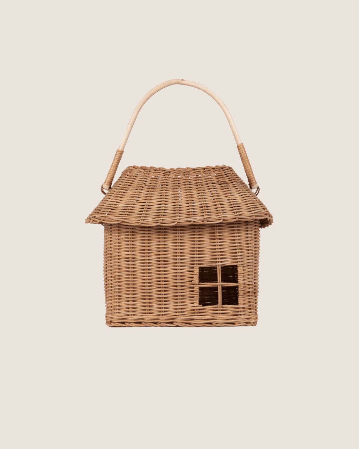 Rattan Hutch Big Basket by Olli Ella