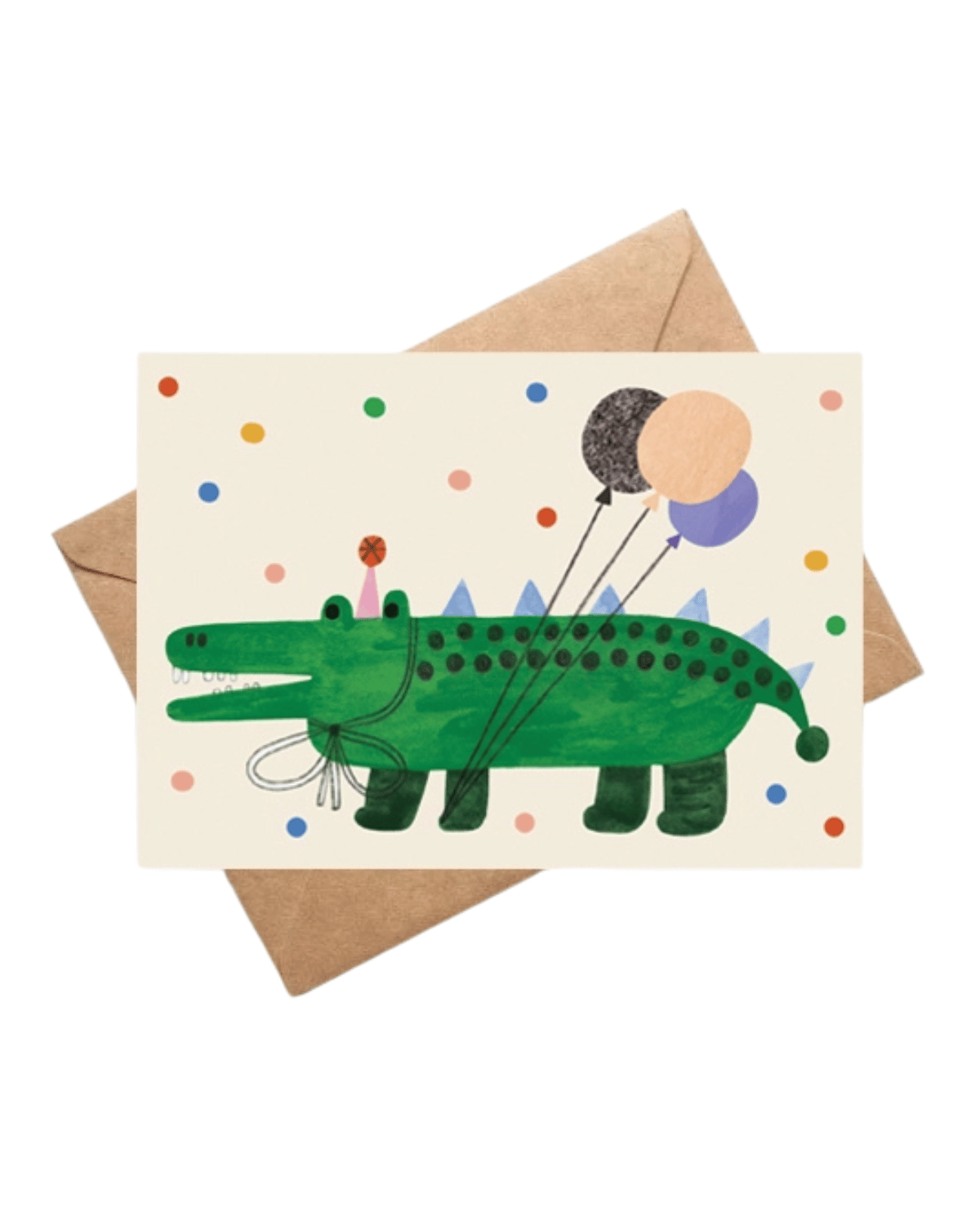 Party Alligator Card by Daria Solak Illustrations