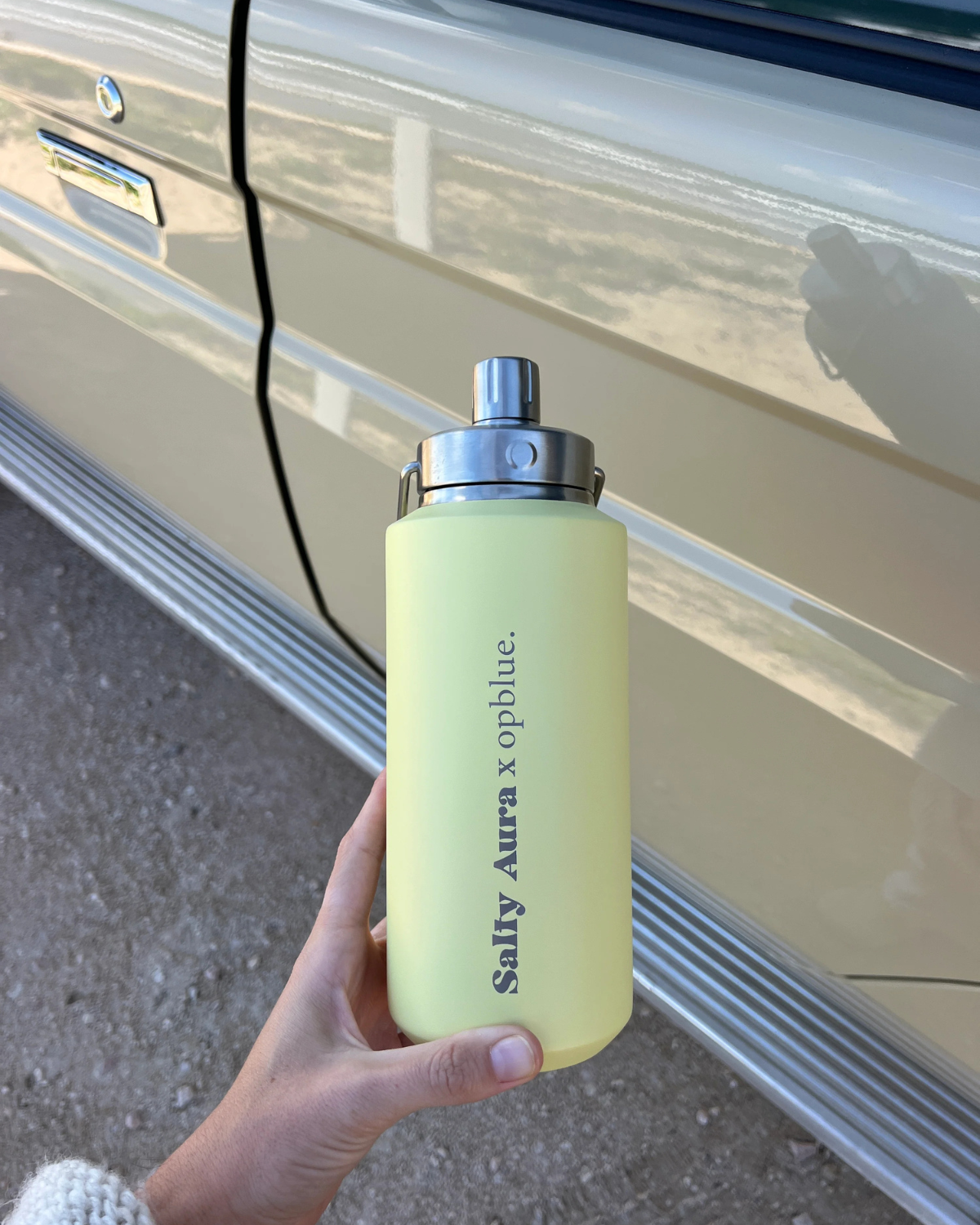 Pastel Yellow 950ml Insulated Bottle