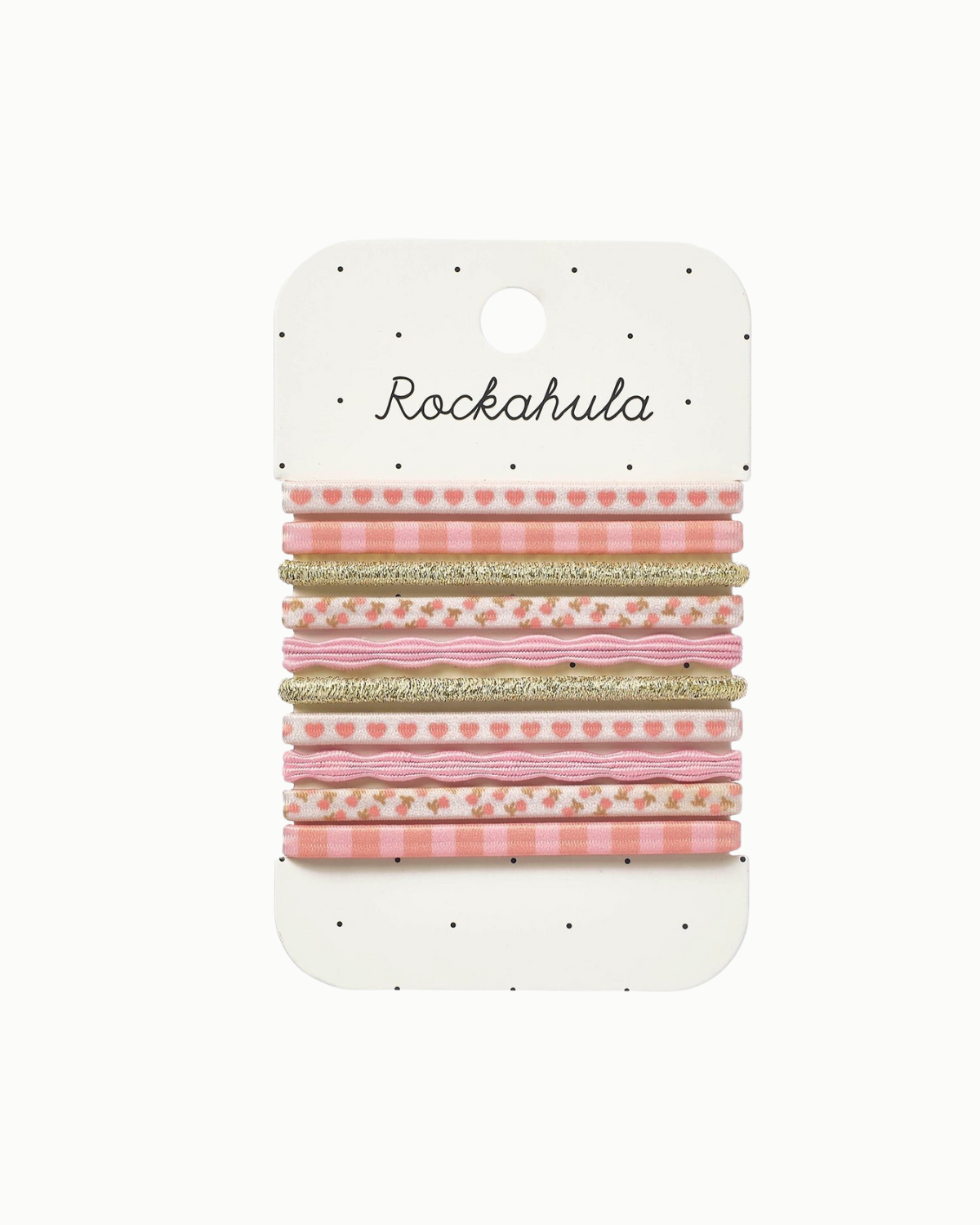 Patchwork Heart Hair Elastic Pony Pack