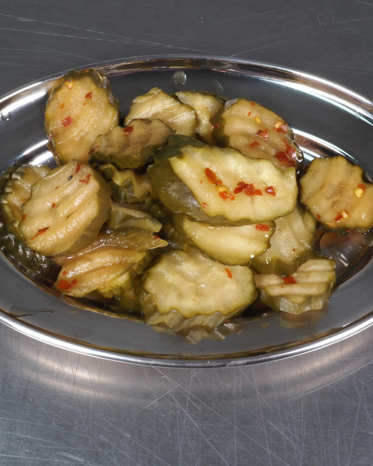 Pickled Hot Sour & Slightly Sweet Cucumber Chips by Acide