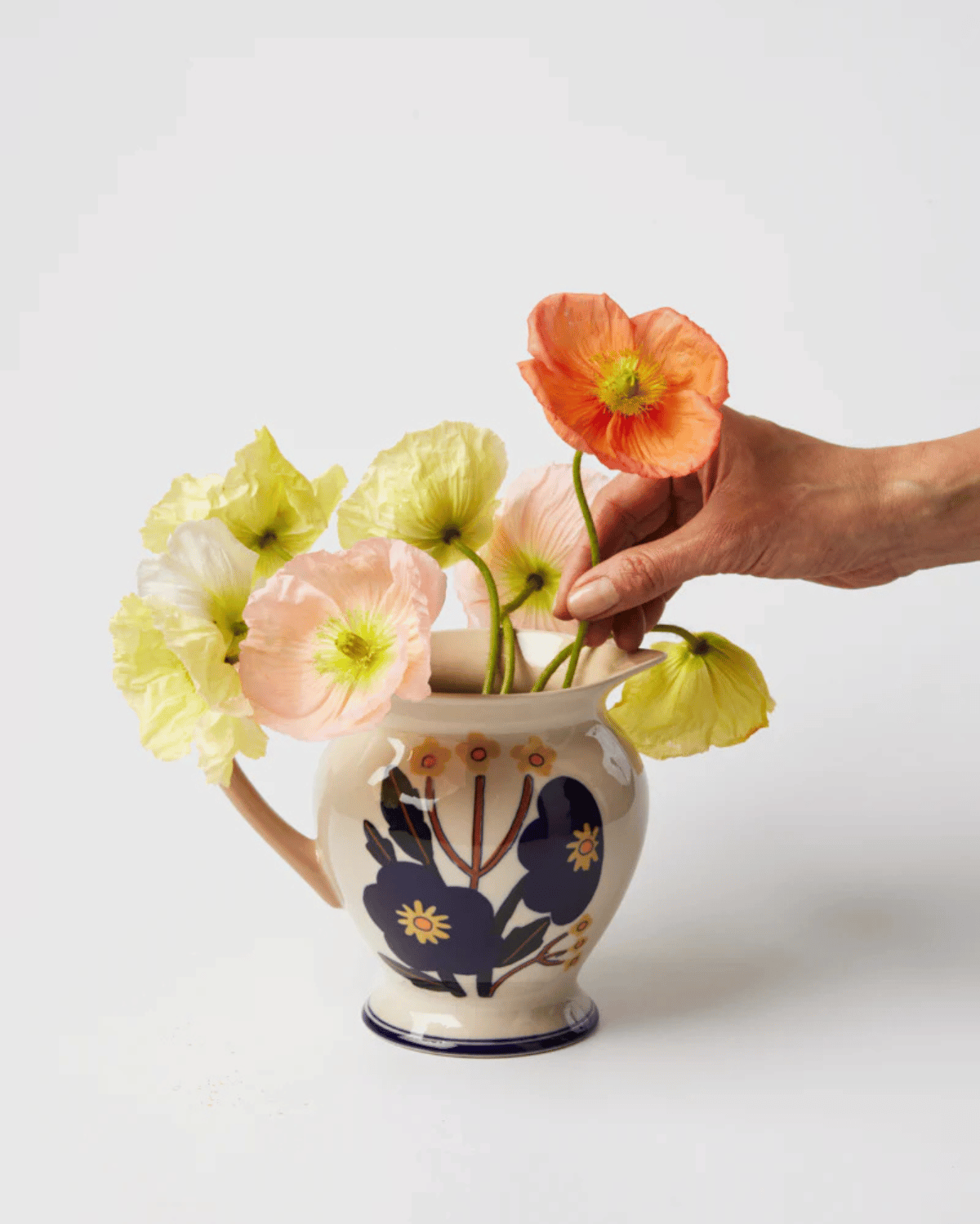 Pitcher Blue Bloom by Jones & Co