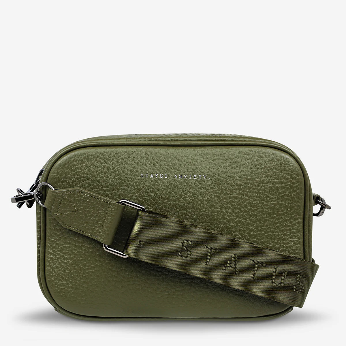 Status Anxiety Bag - Plunder with Webbed Strap in Khaki