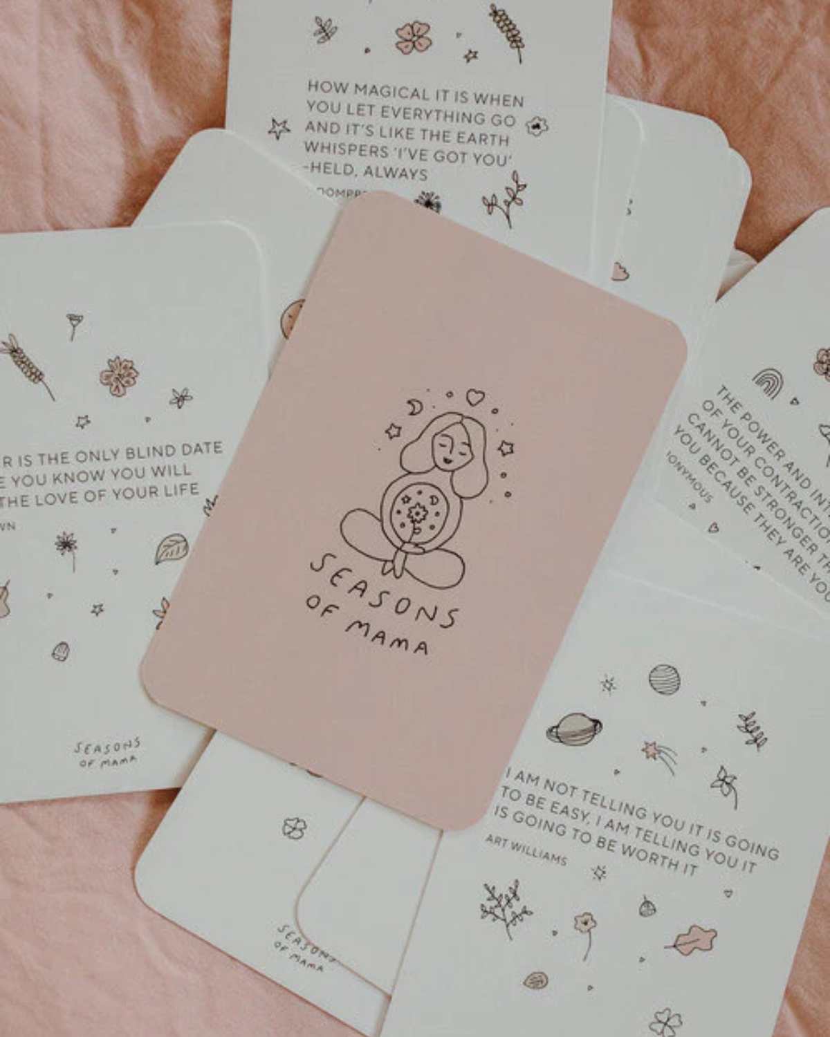 Seasons of Mama Pregnancy & Birth Affirmation Cards