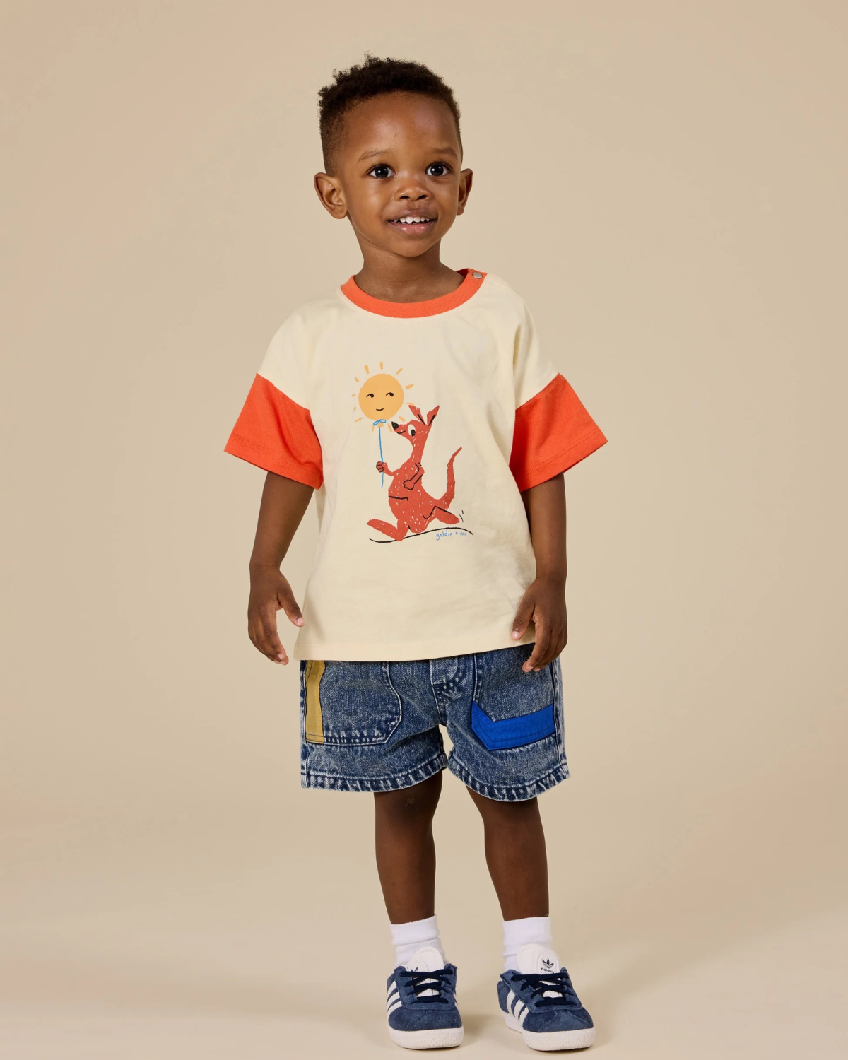 Goldie + Ace - Primary Pop Noah Denim Shorts