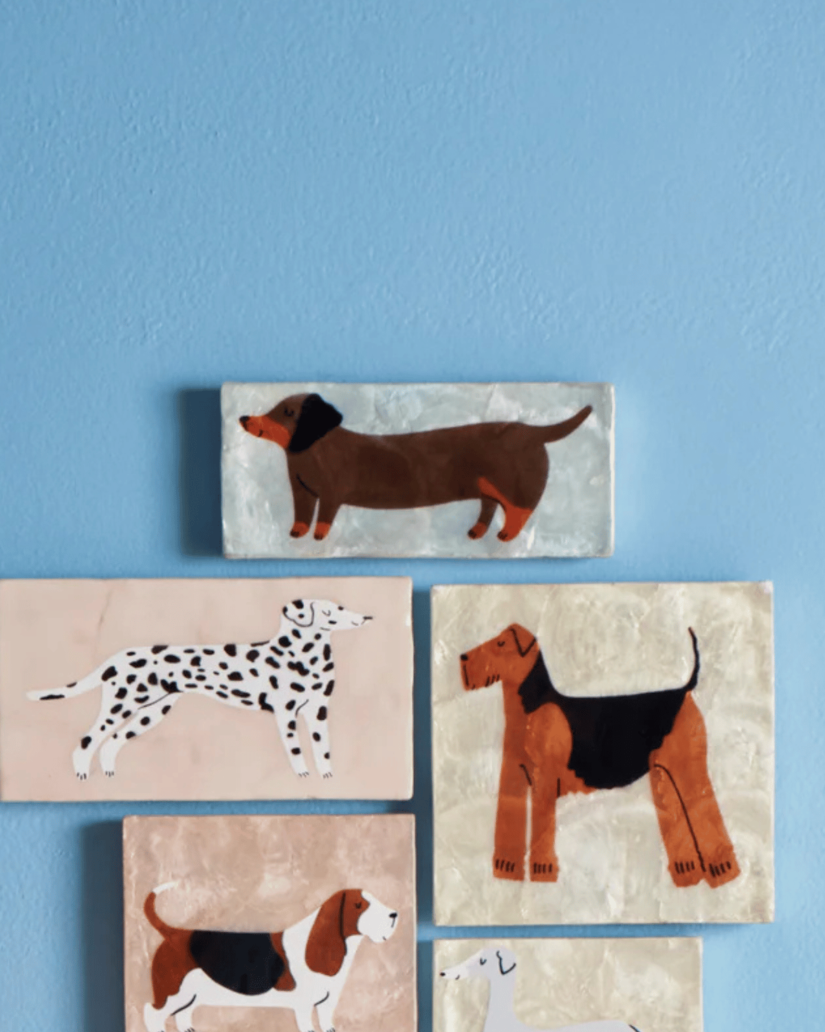 Pup Dachshund Wall Tile by Jones & Co