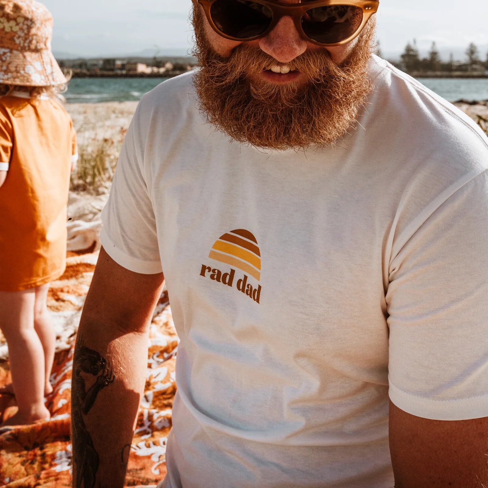Banabae Rad Dad Classic Tee Organic Cotton - Natural