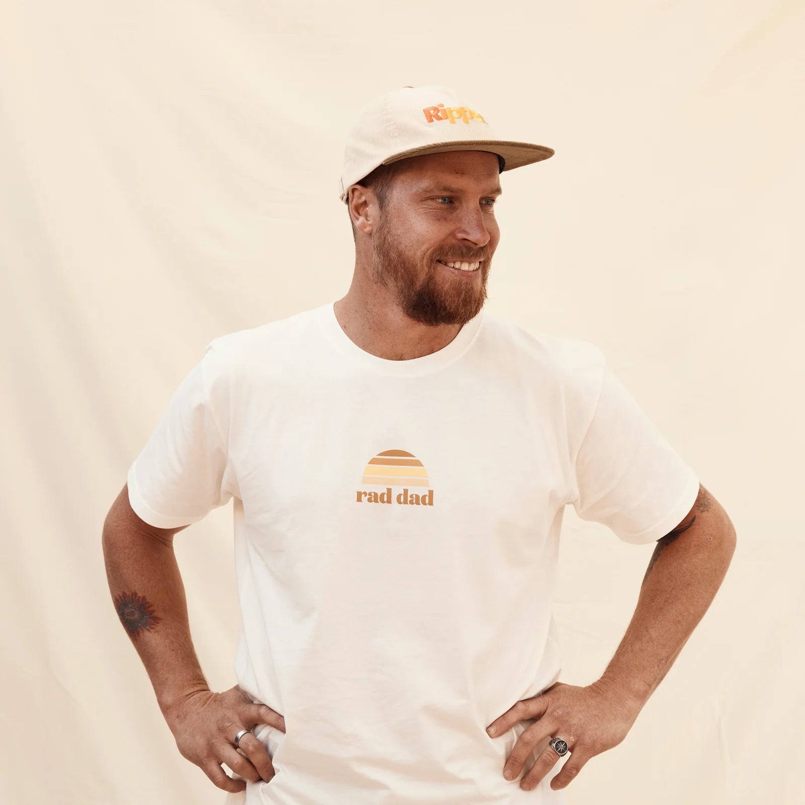 Banabae Rad Dad Classic Tee Organic Cotton - Natural