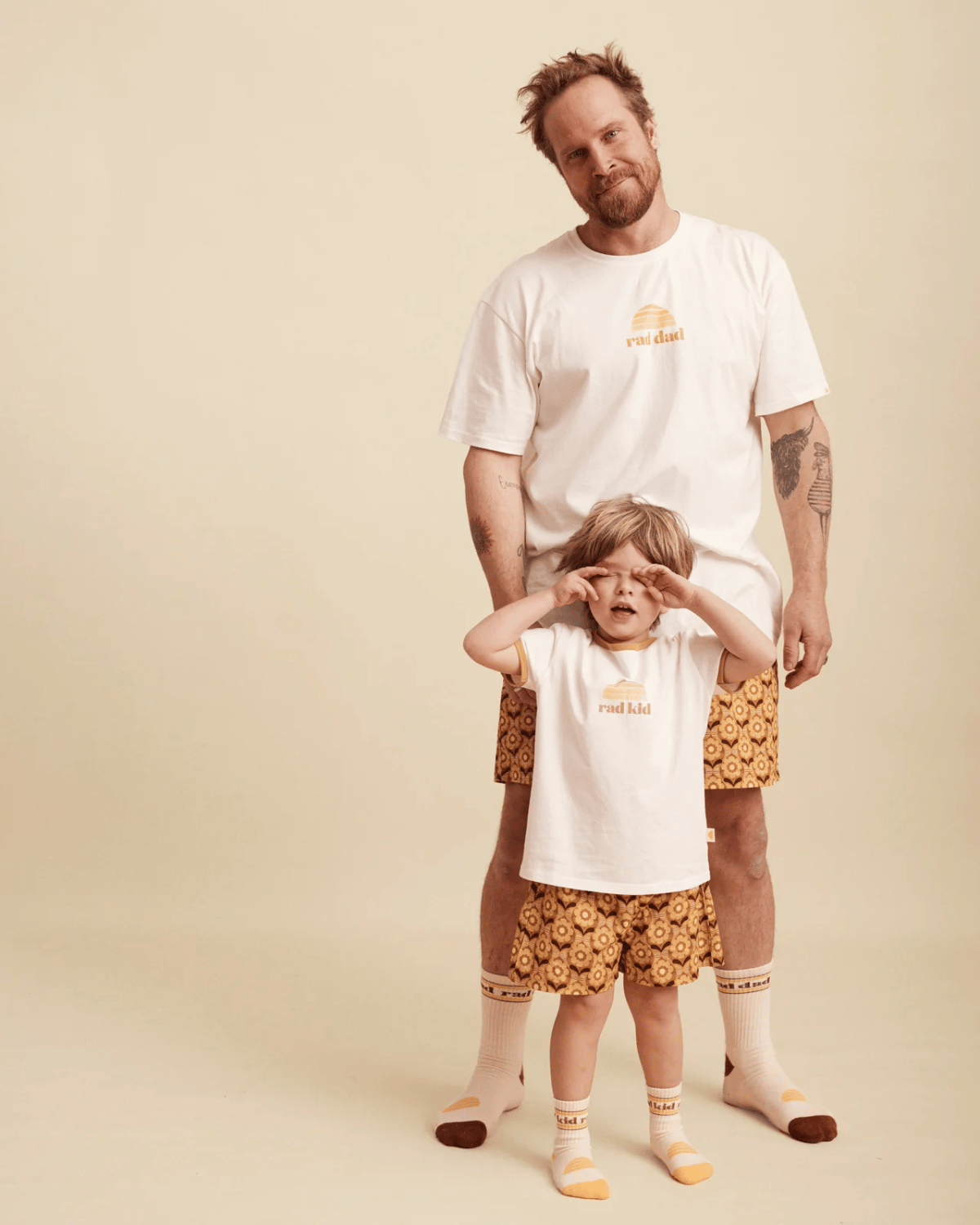 Banabae Rad Dad Crew Organic Cotton Mens Sock Pack