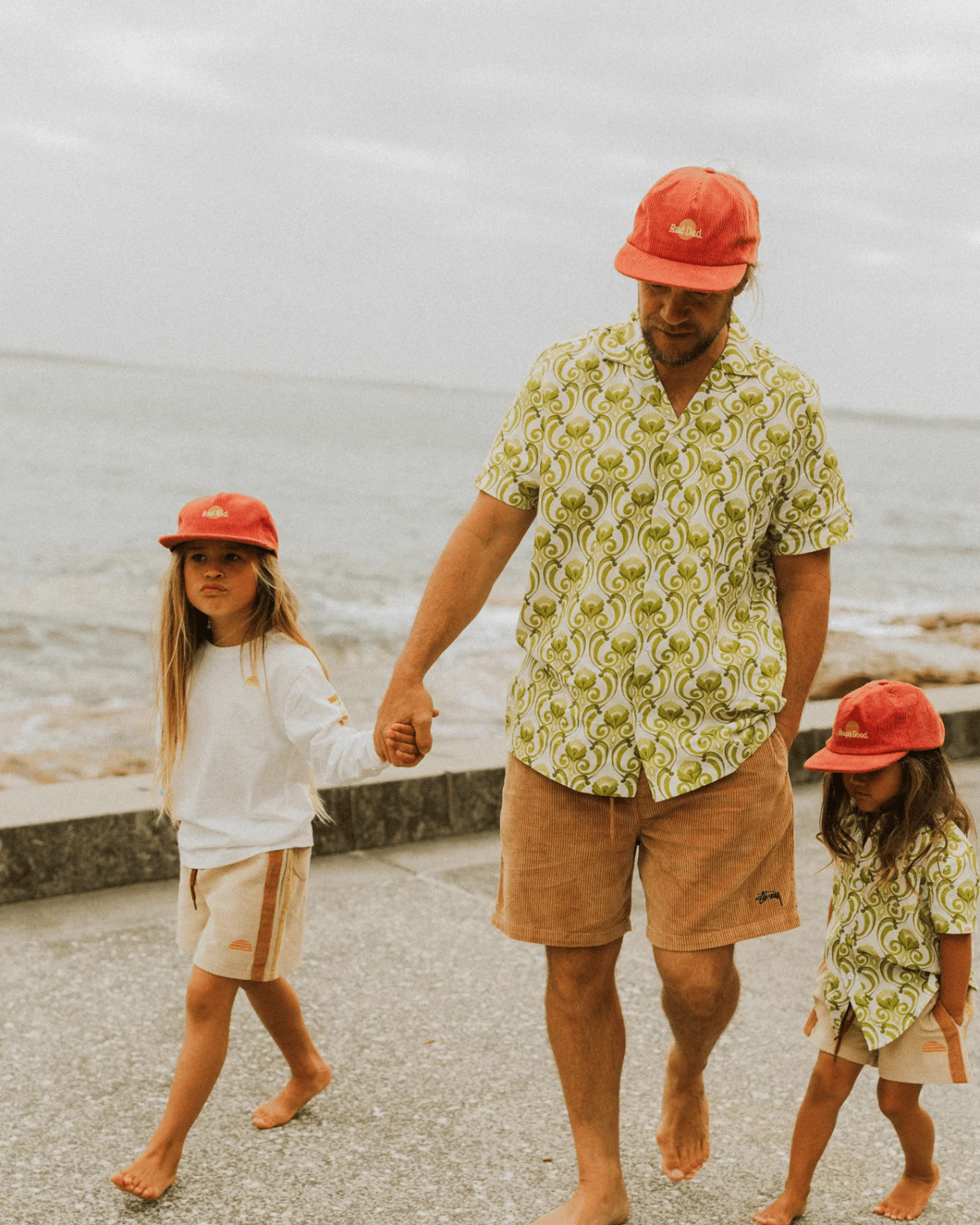 Banabae Rad Dad Pinch Front Cord Cap - Eco Red