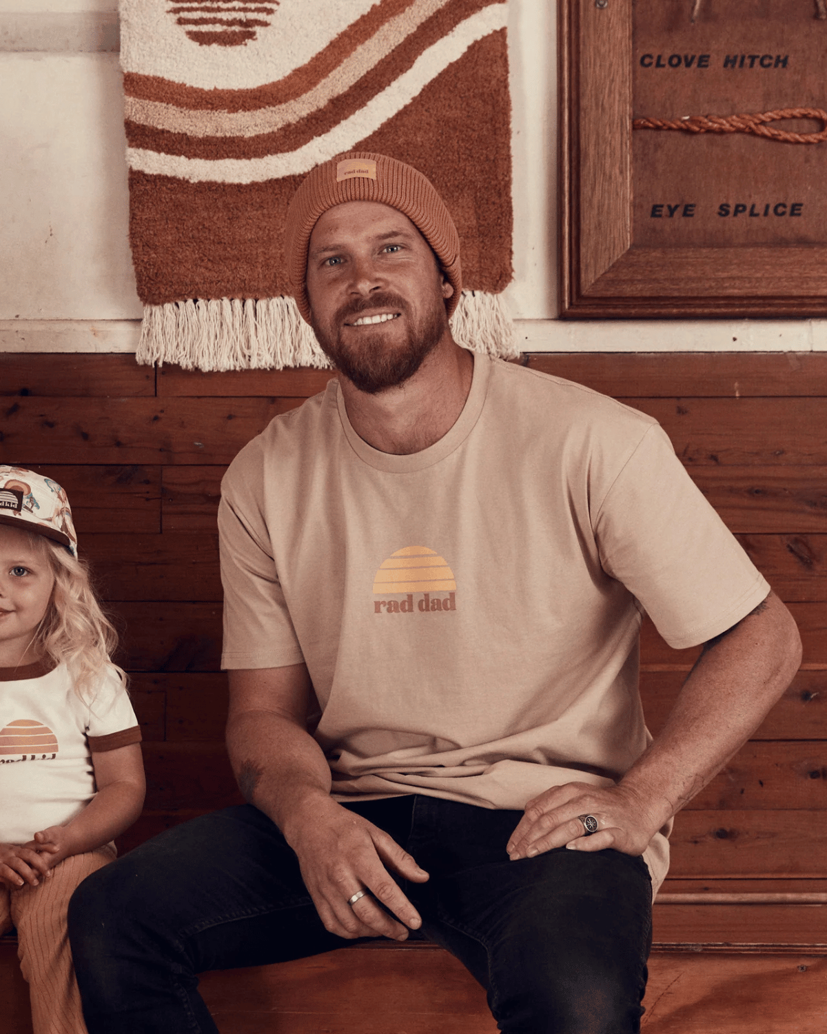 Banabae Rad Dad Tee - Tan