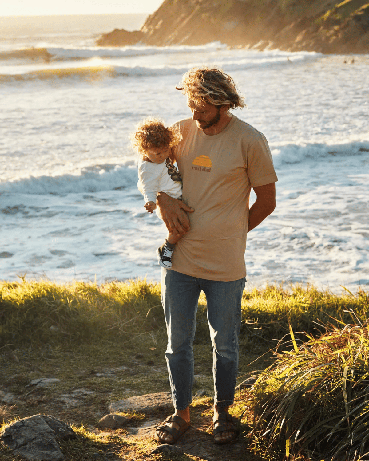 Banabae Rad Dad Tee - Tan