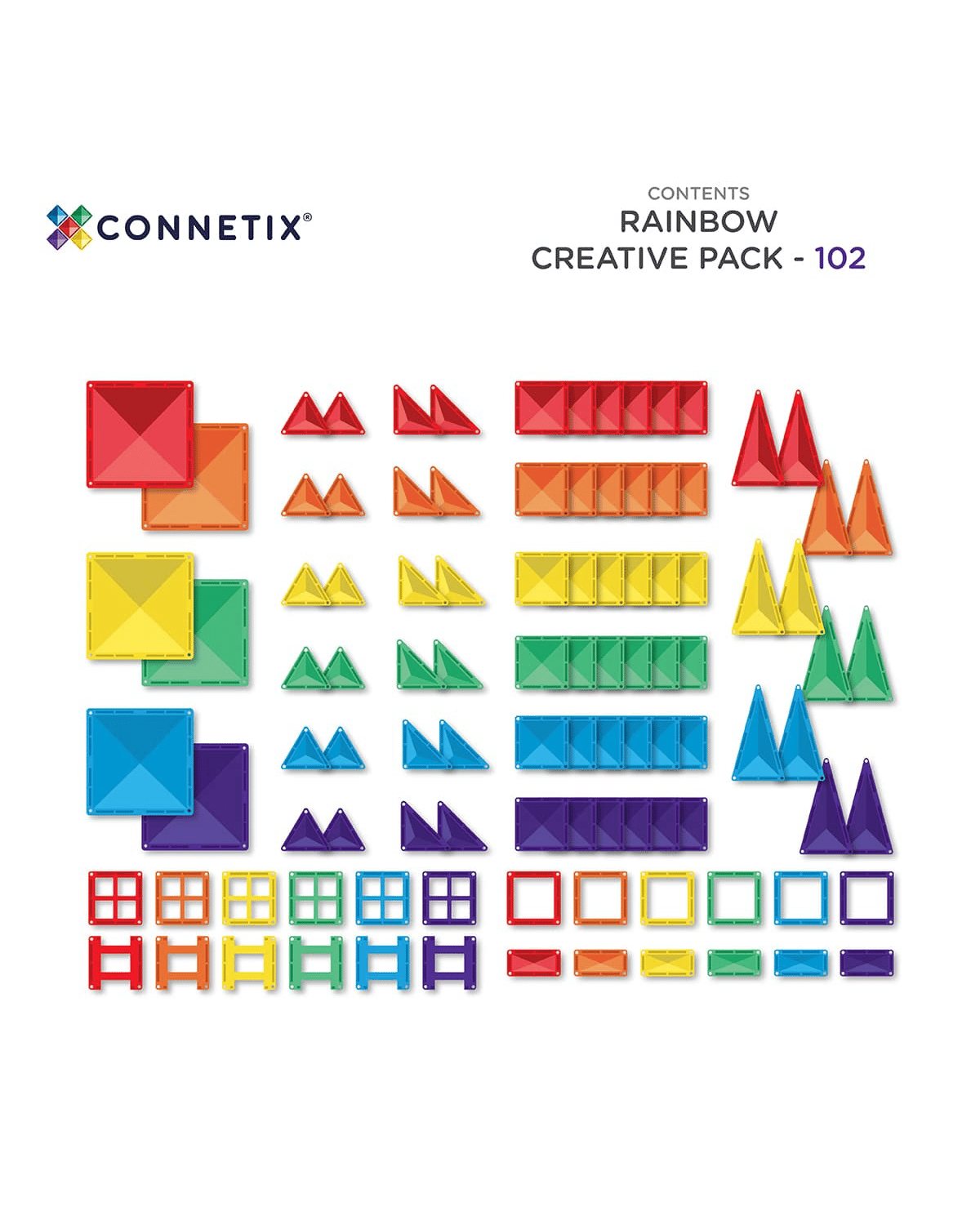Rainbow Creative Pack (102 pc)