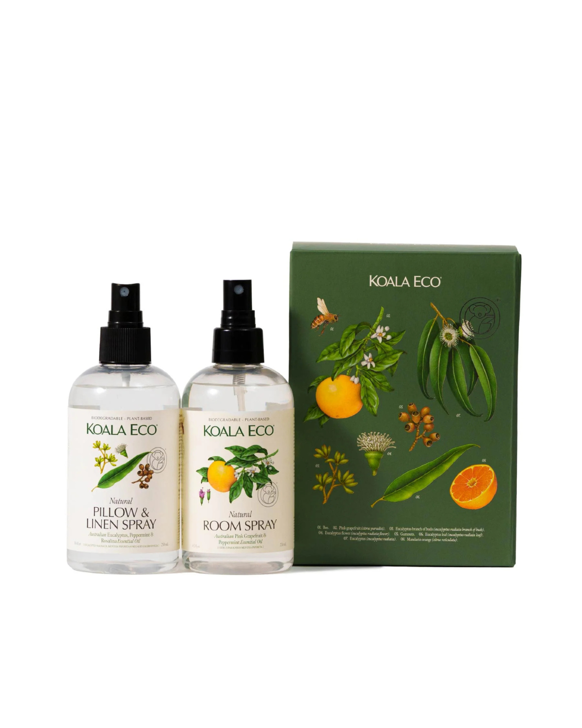 Room & Linen Sprays - Aromatherapy Duo by Koala Eco