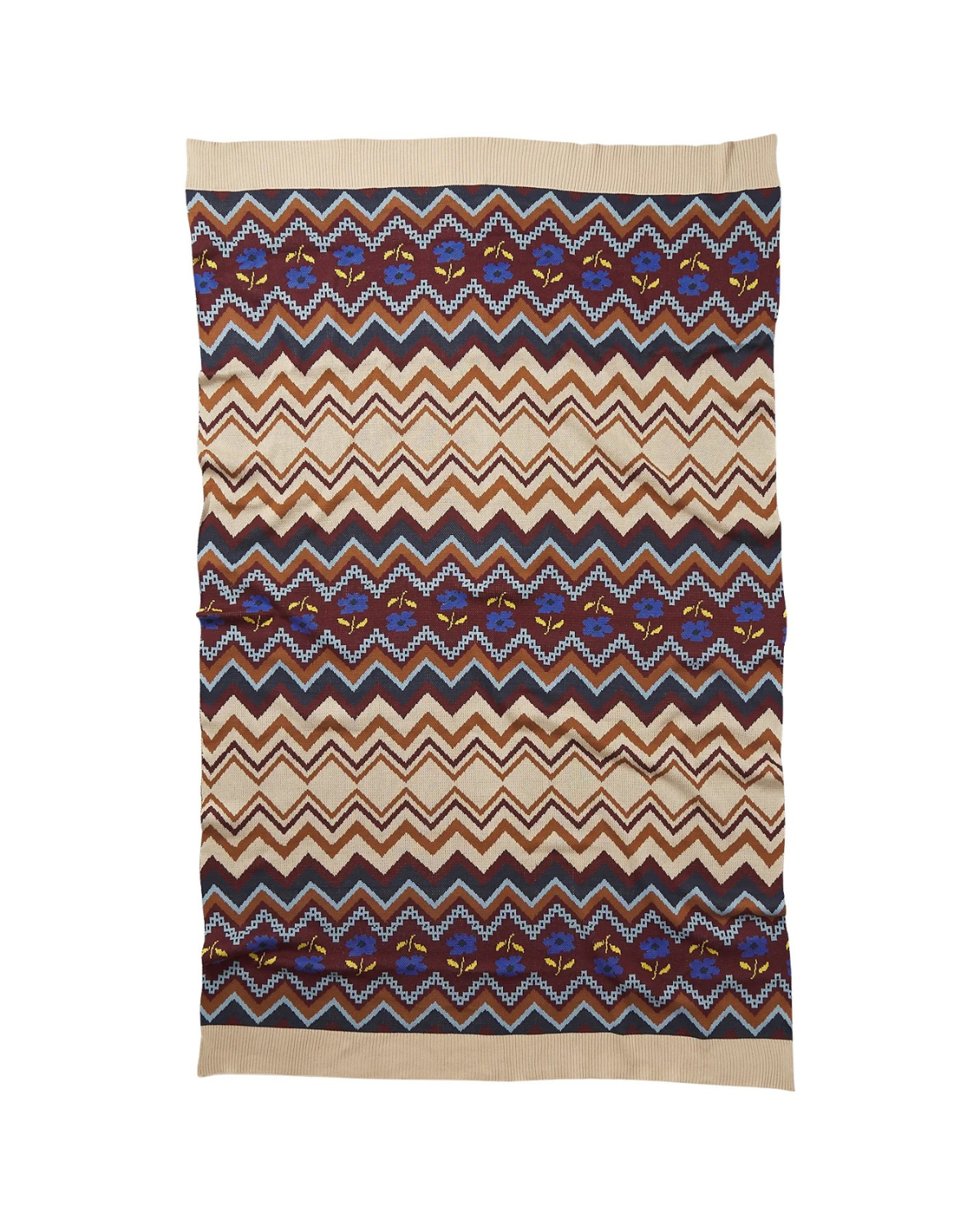 Calina Cotton Knit Blanket - Ink by Sage x Clare