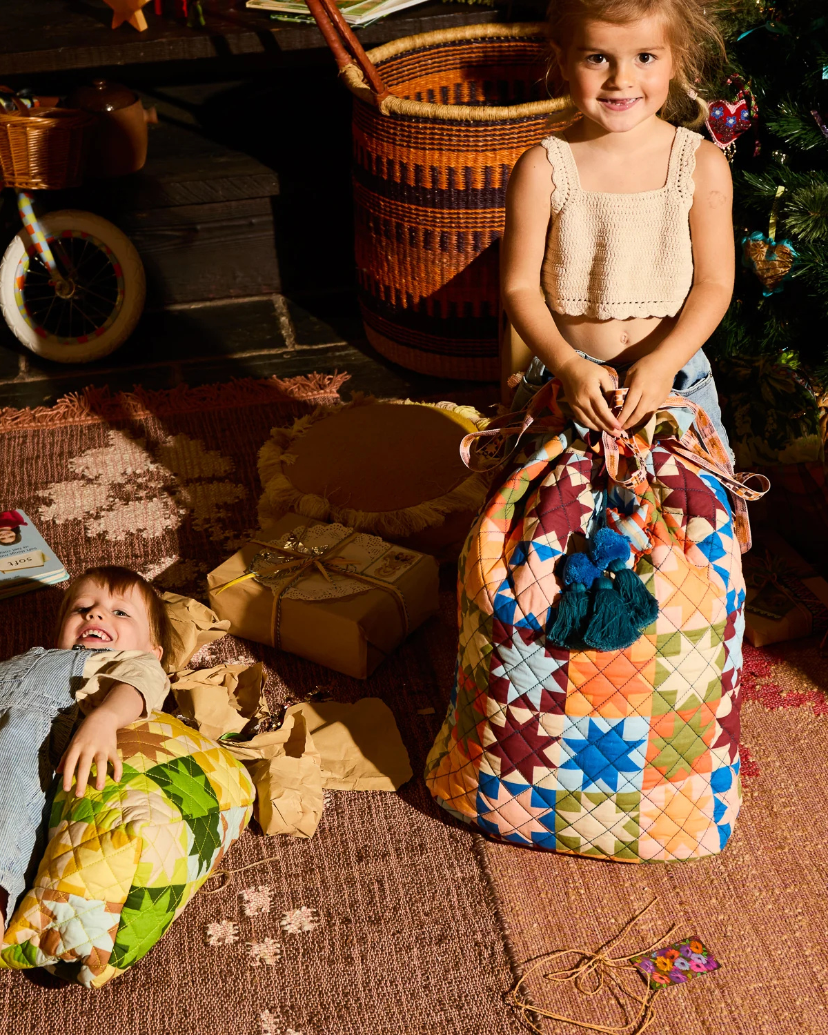 Matilda Santa Sack - Bluebell by Sage x Clare