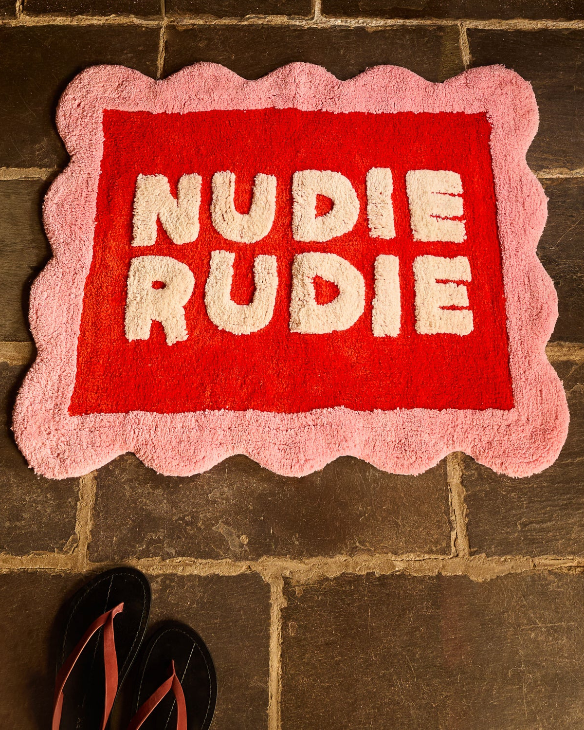Romy Nudie Bath Mat - Poppy by Sage & Clare