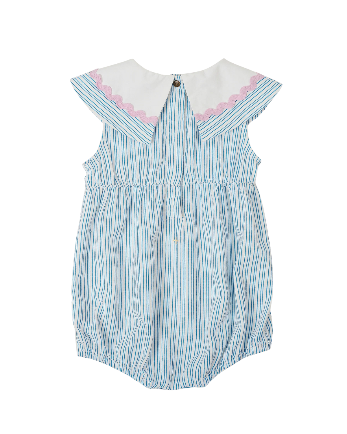 Goldie + Ace - Sailor Stripe Ava Collared Romper