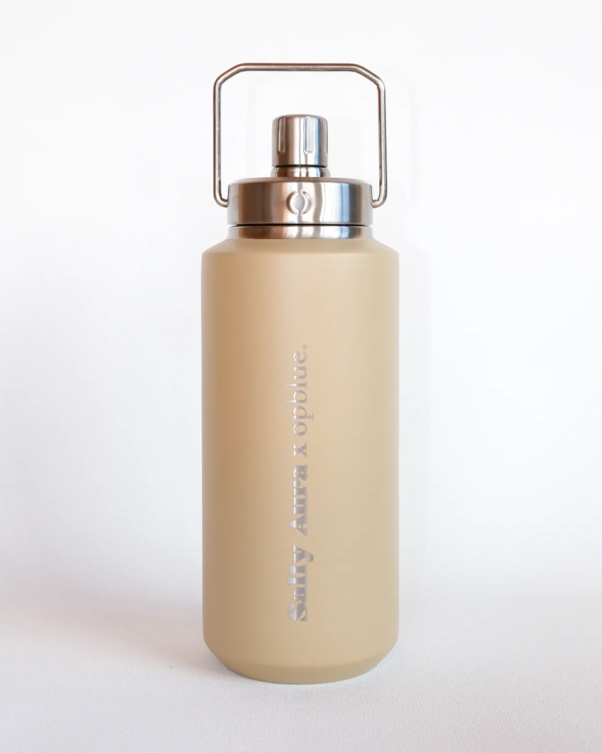 Sandy Taupe 950ml Insulated Bottle by Salty Aura