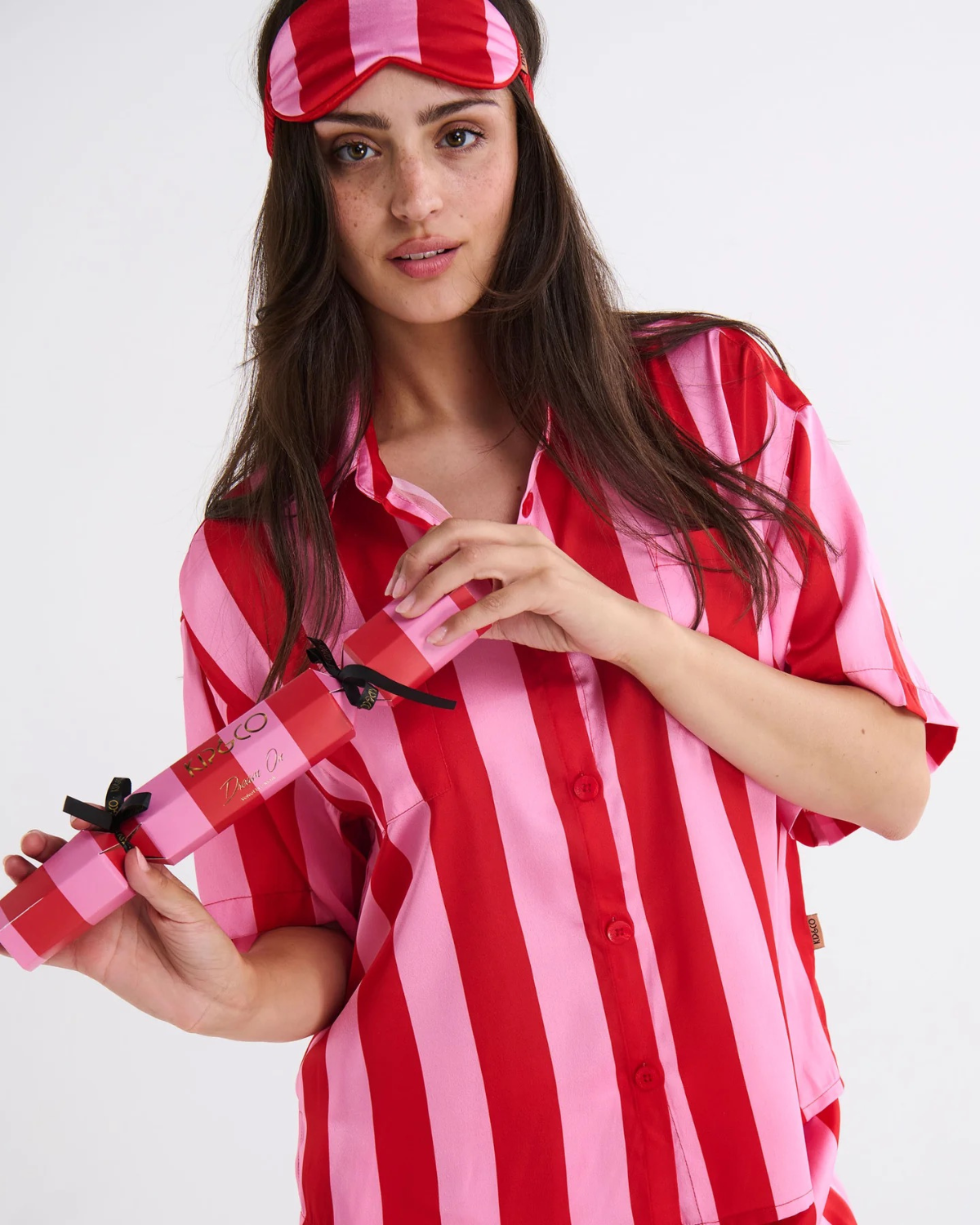 Kip&Co Santa Baby Satin Bon Bon Eye Mask (4P Set)