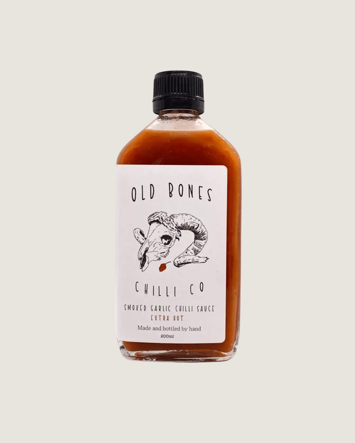 Smoked Garlic Chilli Sauce - Extra Hot by Old Bones Chilli Co