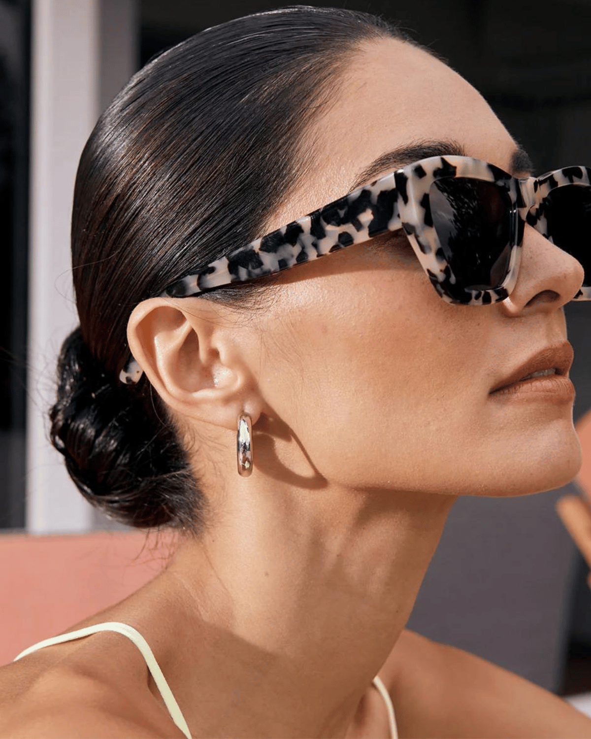 Status Anxiety Mirage Sunglasses in White Tort ✨