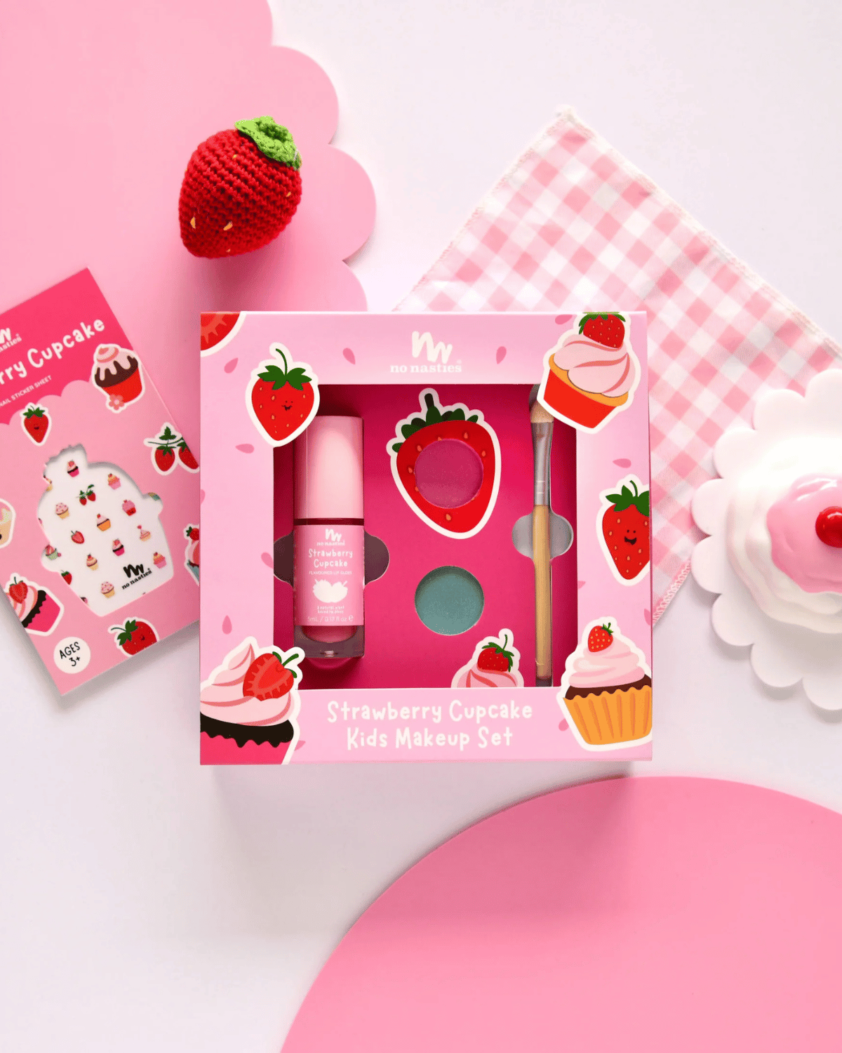 Strawberry Cupcake No Nasties Natural Makeup Gift Set