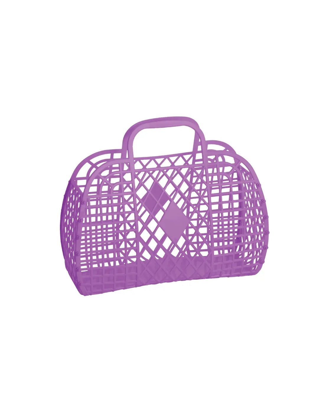 Sun Jellies Retro Kids Basket (Small) - Purple