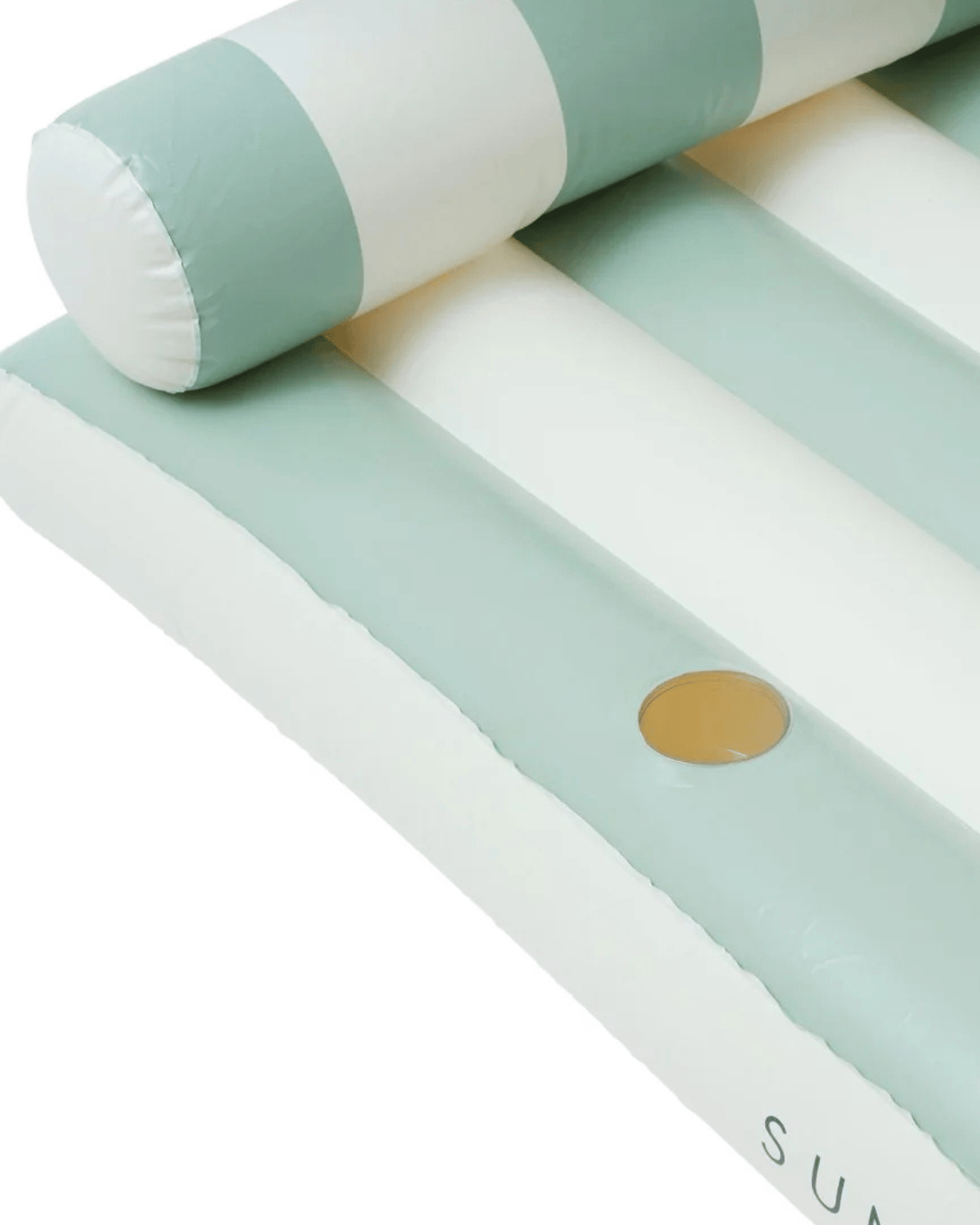 Luxe Lilo - Green Stripe