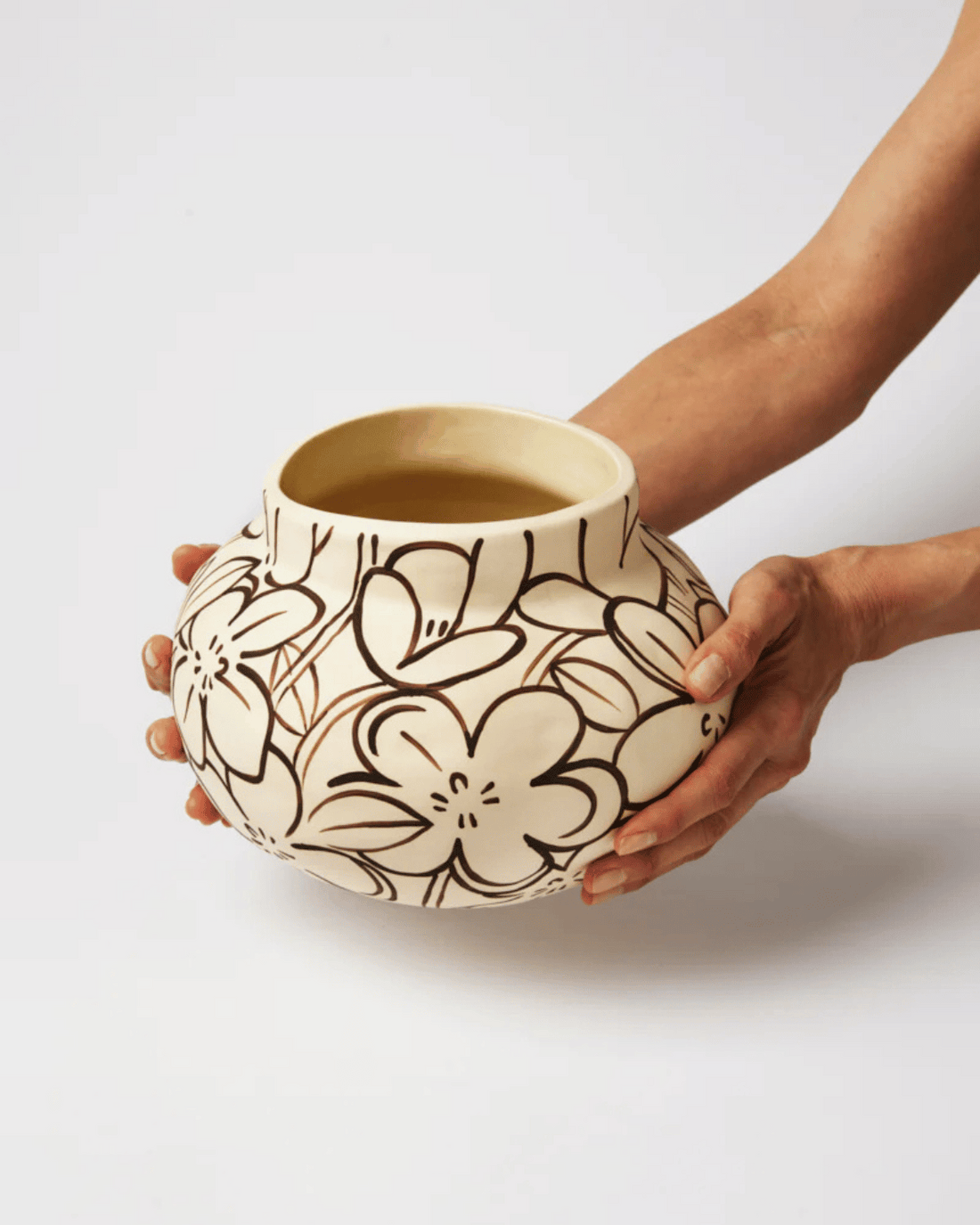 Tender Frangipani Bowl Vase by Jones & Co