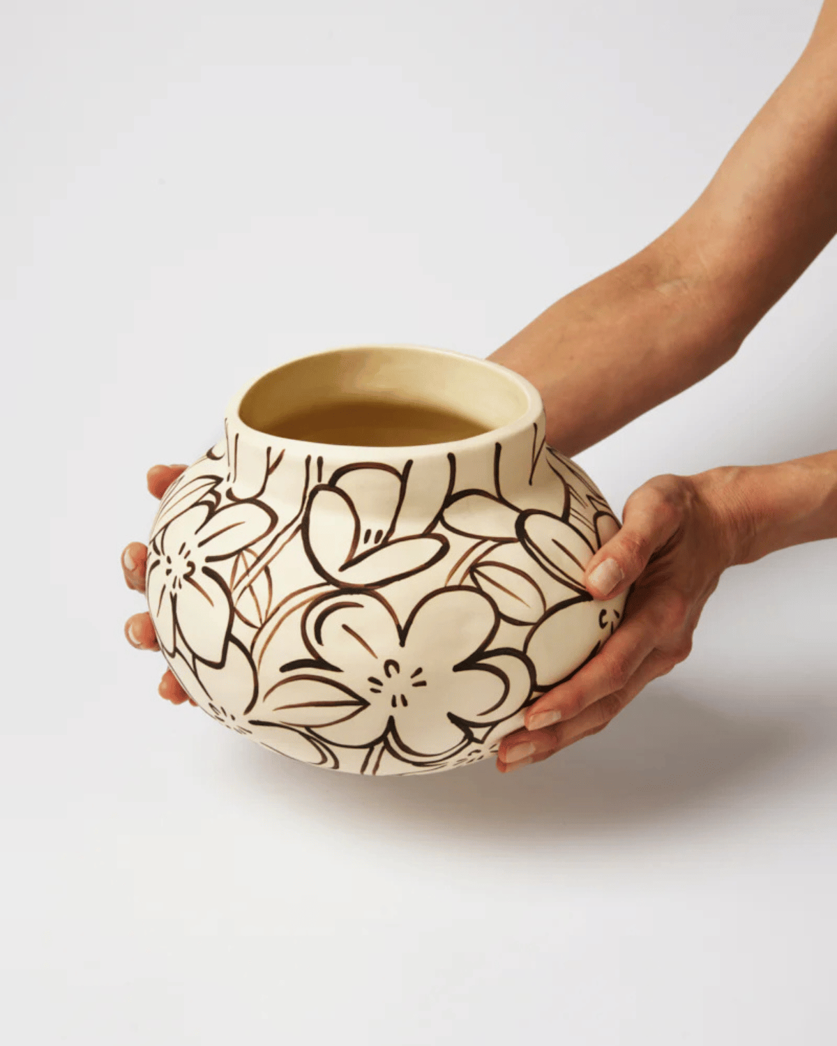 Tender Frangipani Bowl Vase by Jones & Co