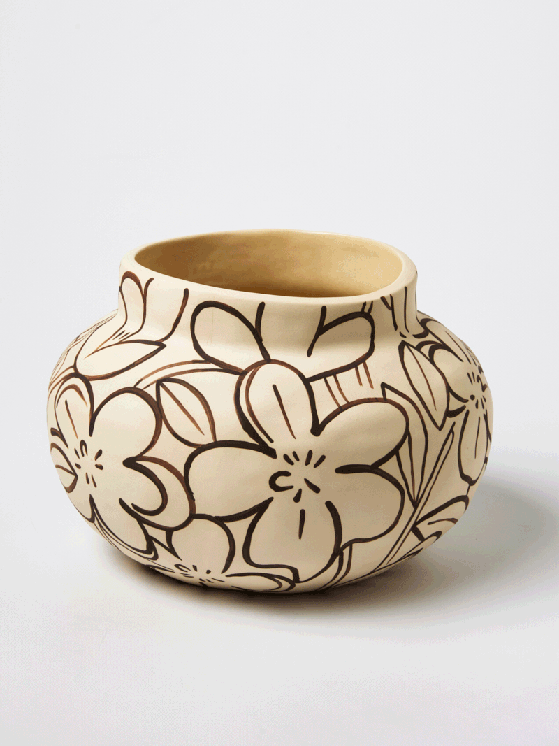Tender Frangipani Bowl Vase by Jones & Co