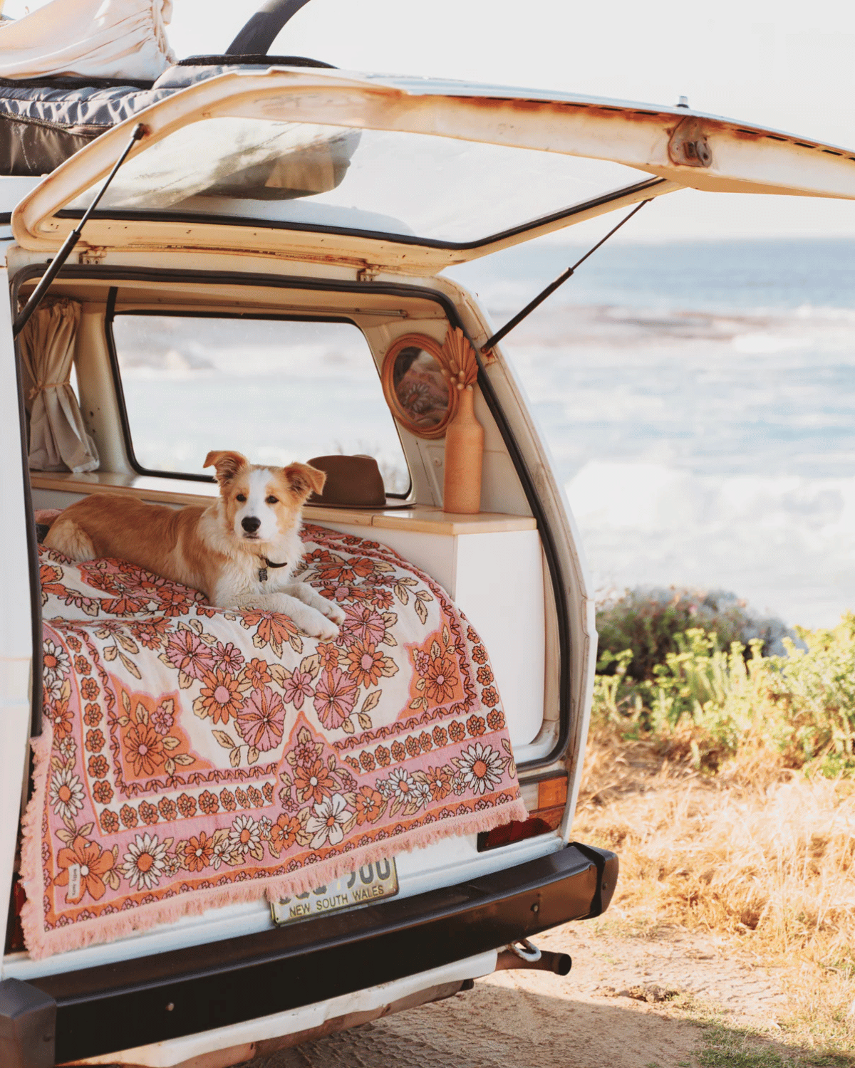 The Daisy Pink Rug by Salty Aura